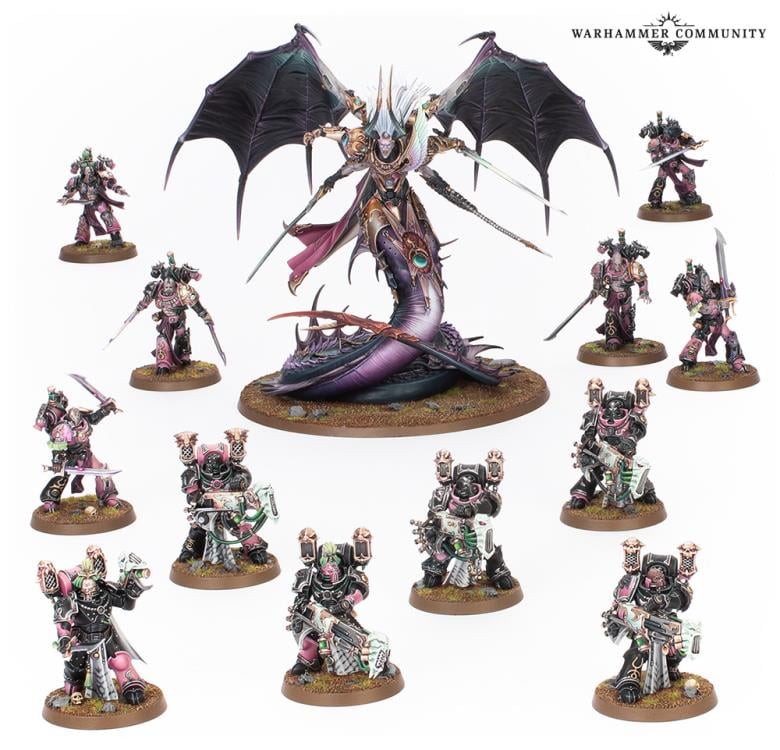 キャラクター Warhammer 40,000 Blissbound Warband Warhammer 40,000 Emperor's Children Battleforce Blissbound Warband