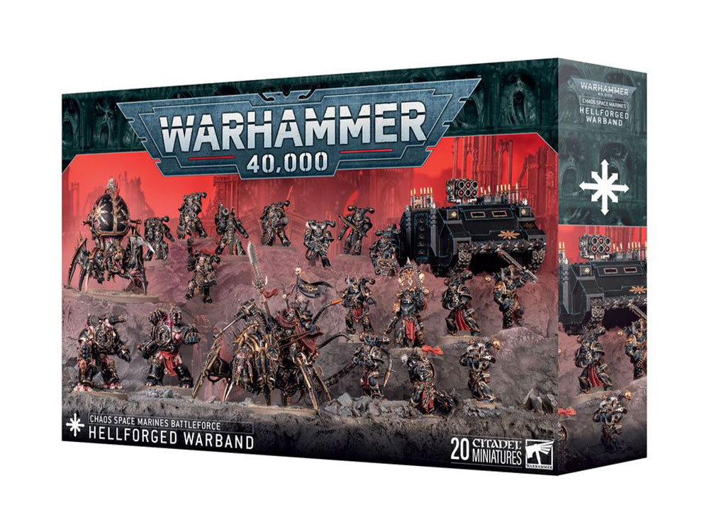 Warhammer 40,000 Space Marines Battleforce Hellforged Warband Citadel Miniatures Set Gallery Image 1