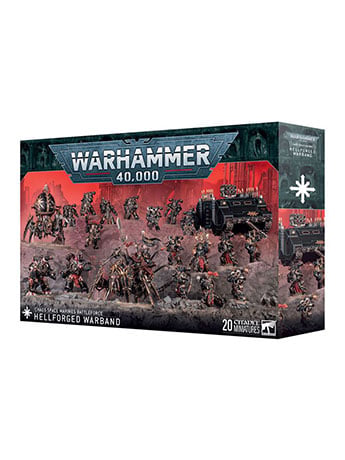 Warhammer 40,000 Space Marines Battleforce Hellforged Warband Citadel Miniatures Set Gallery Image 2