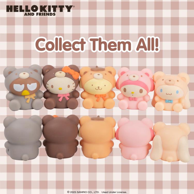Hello Kitty and Friends SquiSHU Capsule Latte Bear Random Squish Toy