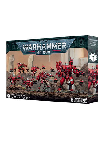 Warhammer 40,000 T'au Empire Battleforce Farsight Cadre Citadel Miniatures Set Gallery Image 2