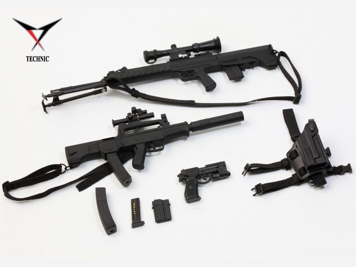 1/6 Scale Gun Master Series - Black
