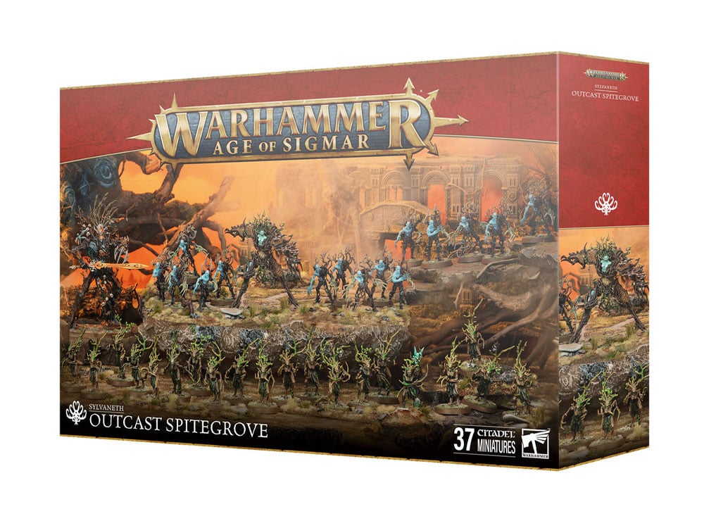 Warhammer Age of Sigmar Sylvaneth Battleforce Outcast Spitegrove