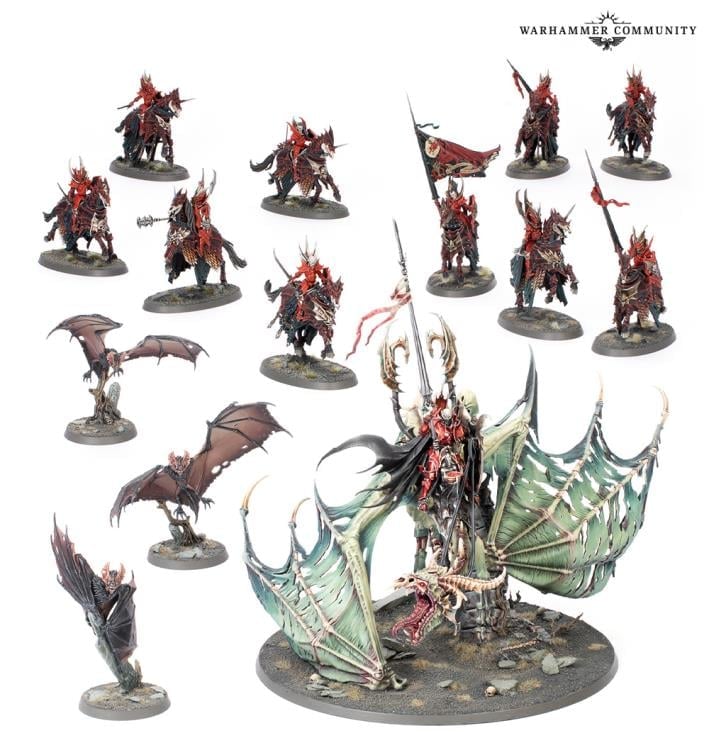 ミ*ル様 WARHAMMER LANCES OF THE CRIMSON KEE Warhammer Age of Sigmar Soulblight Gravelords Battleforce Lances