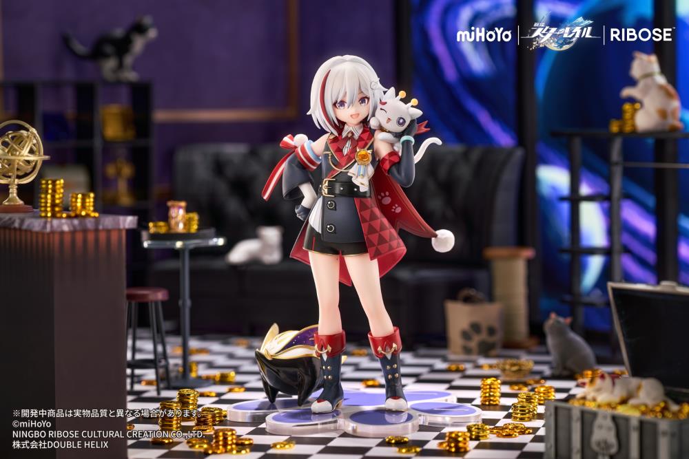Honkai: Star Rail Rise Up+ Chibi Cat Series Topaz & Numby Figure Gallery Image 3