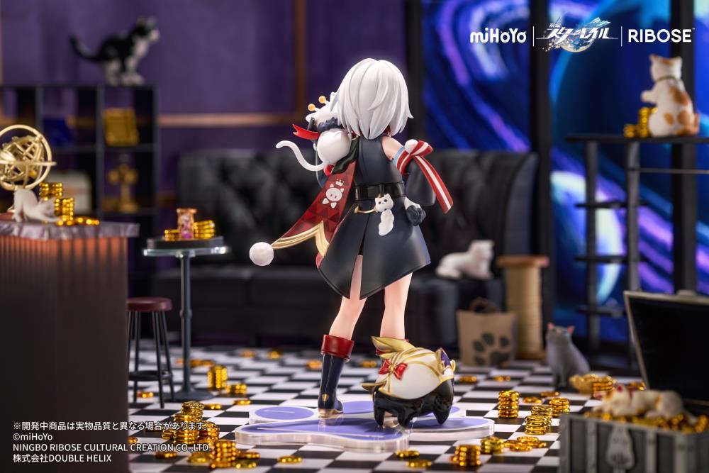 Honkai: Star Rail Rise Up+ Chibi Cat Series Topaz & Numby Figure Gallery Image 4