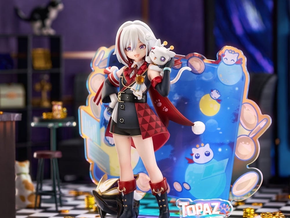 Honkai: Star Rail Rise Up+ Chibi Cat Series Topaz & Numby Figure Gallery Image 1