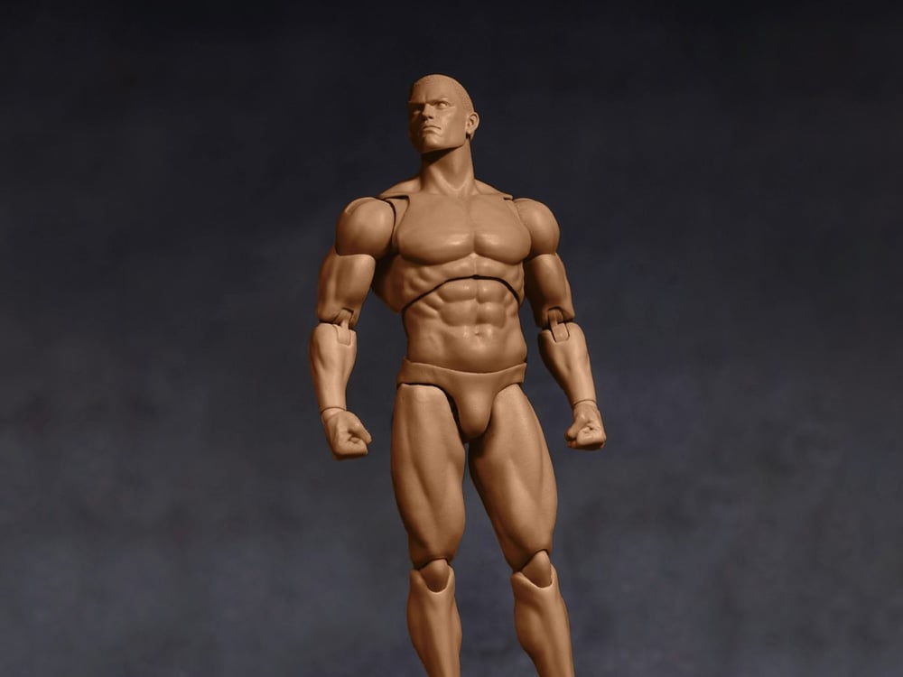 Comic Style Brawny 1/12 Scale Male (Ver. C) Action Figure Gallery Image 1