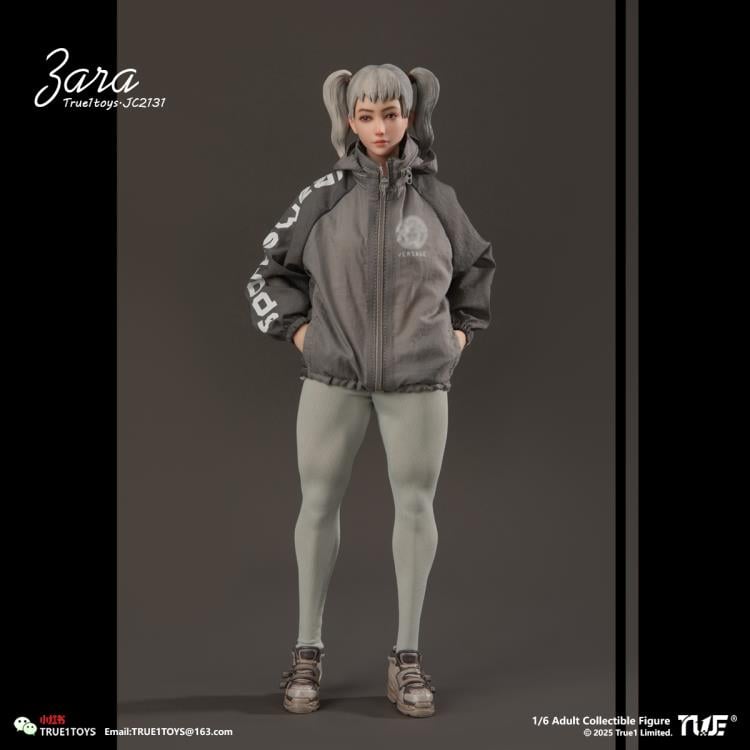True1 Sporty Girl Zara (Gray Hair Ver.) 1/6 Scale Action Figure Gallery Image 4