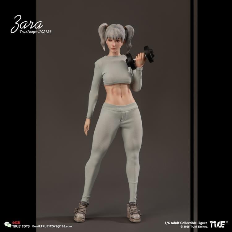 True1 Sporty Girl Zara (Gray Hair Ver.) 1/6 Scale Action Figure Gallery Image 3