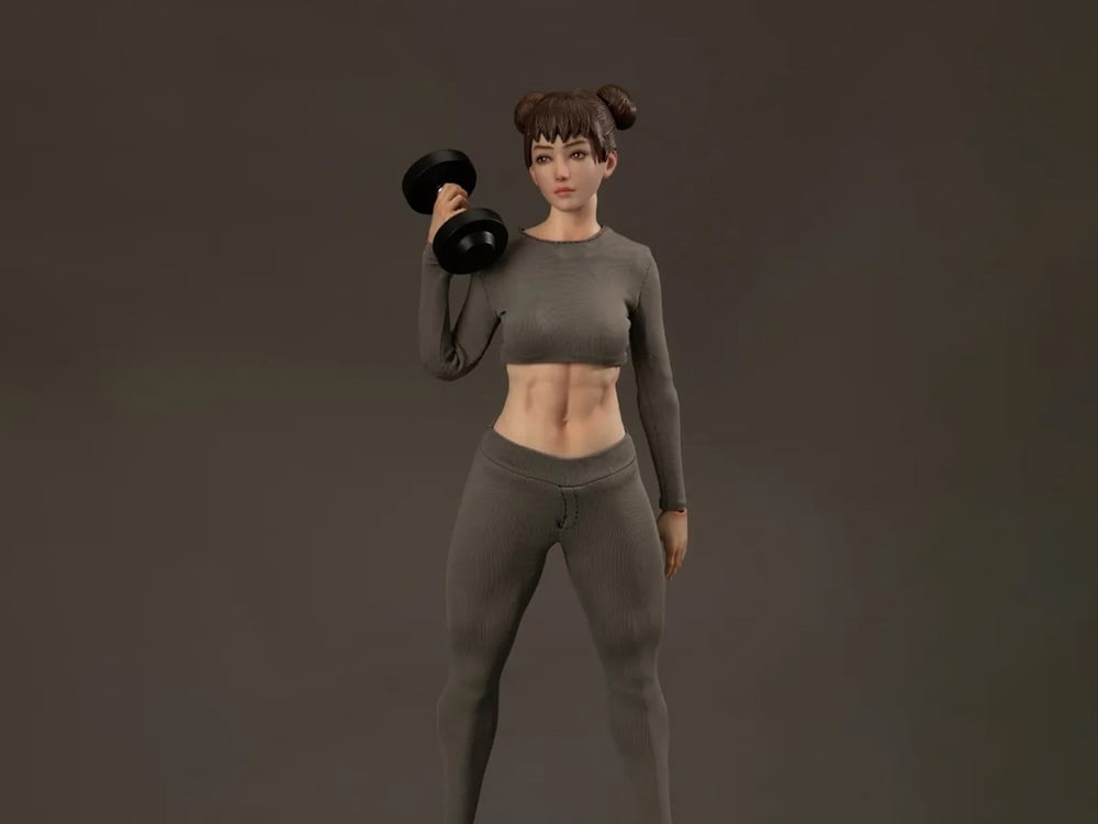 True1 Sporty Girl Zara (Brown Hair Ver.) 1/6 Scale Action Figure Gallery Image 1