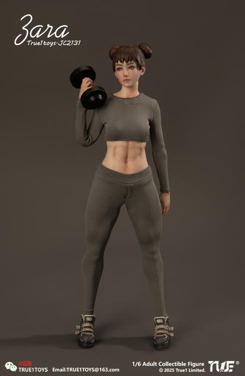 True1 Sporty Girl Zara (Brown Hair Ver.) 1/6 Scale Action Figure Gallery Image 3