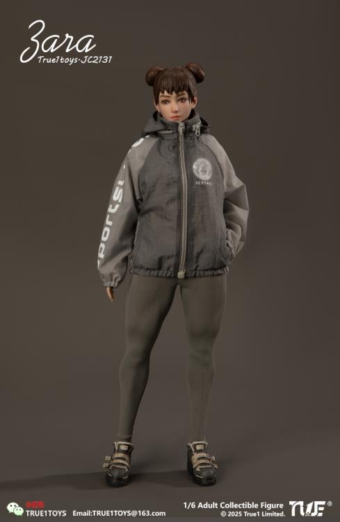 True1 Sporty Girl Zara (Brown Hair Ver.) 1/6 Scale Action Figure Gallery Image 4