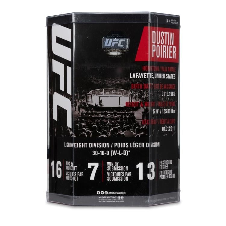 UFC SportsPicks Dustin Poirier 7" Posed Figure Gallery Image 13