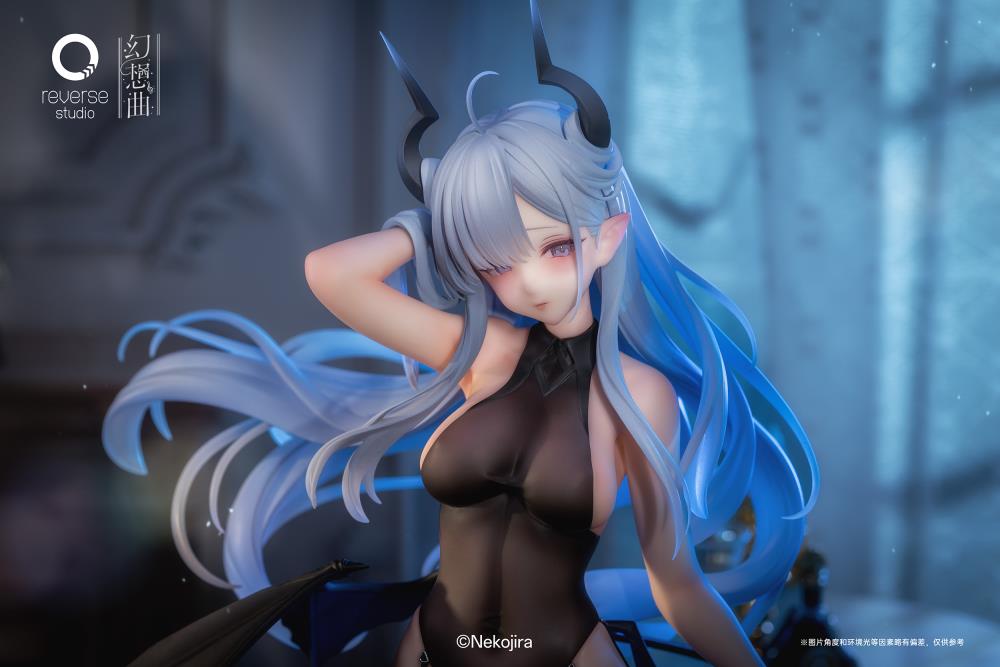 Nekojira Illustration Fantasias Series Thea-chan (Apprentice Succubus Ver. Underwear Edition) 1/6 Scale Figure (With Bonus) Gallery Image 6