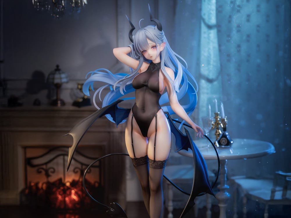 Nekojira Illustration Fantasias Series Thea-chan (Apprentice Succubus Ver. Underwear Edition) 1/6 Scale Figure (With Bonus) Gallery Image 1