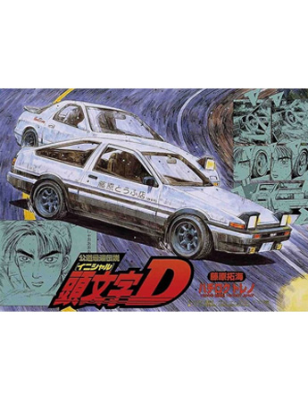 Initial D Trueno (AE86) '83 Takumi Fujiwara 1/24 Scale Model Kit Gallery Image 2