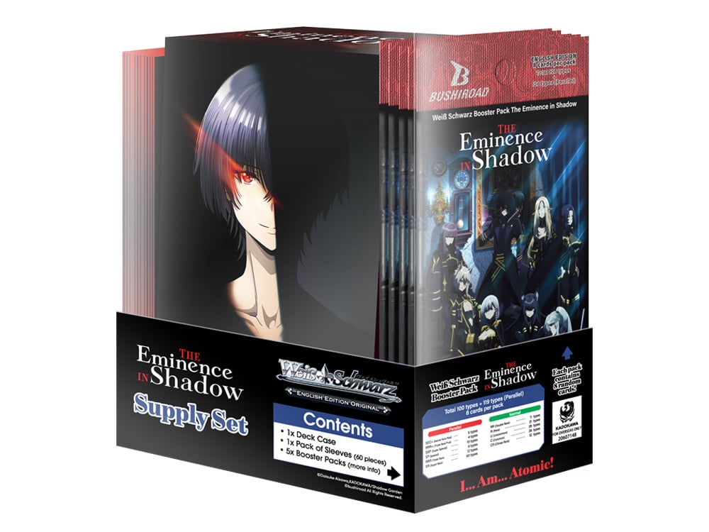 Weiss Schwarz The Eminence in Shadow Supply Set (English Edition) Weiss Schwarz The Eminence in Shadow Supply Set (English Edition)