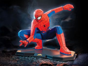 d*9様 SPIDER-MAN 4体セット Amazon.com: 4D Build, Marvel Spider-Man 3D Puzzle Model Kit with
