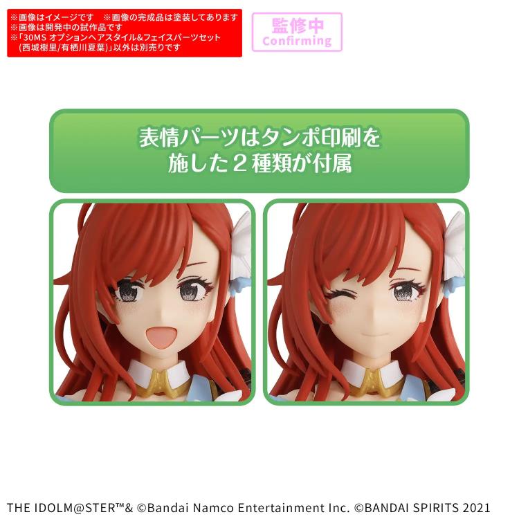 The Idolmaster: Shiny Colors 30 Minutes Sisters Option Hairstyle & Face Parts (Juri Saijo & Natsuha Arisugawa) Accessory Kit Set Gallery Image 7