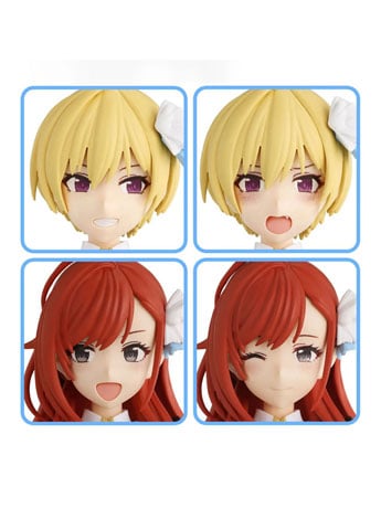 The Idolmaster: Shiny Colors 30 Minutes Sisters Option Hairstyle & Face Parts (Juri Saijo & Natsuha Arisugawa) Accessory Kit Set Gallery Image 2