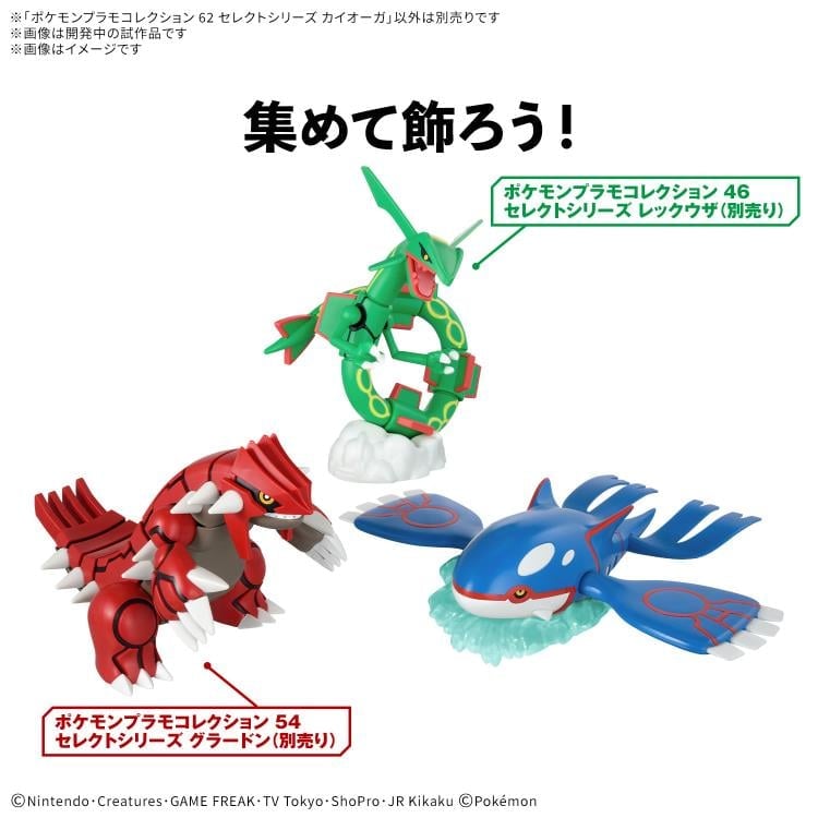 Pokemon Select Series 62 Kyogre Model Kit Gallery Image 5