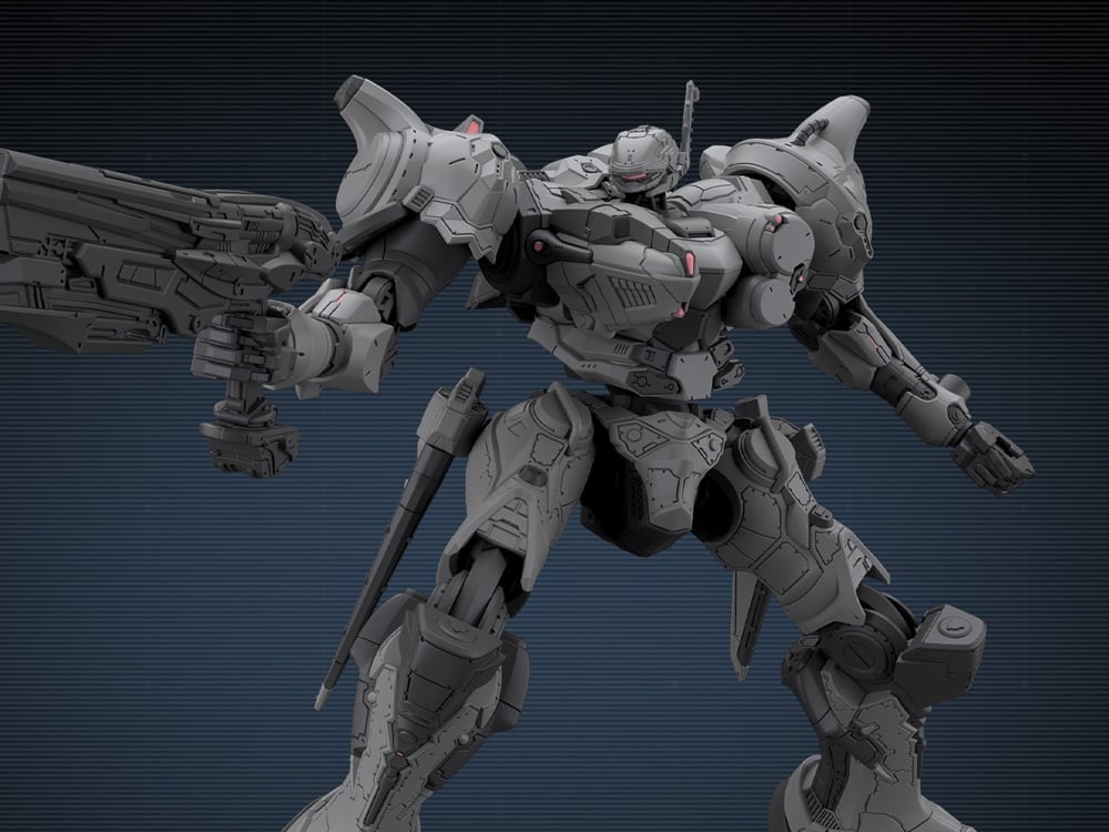 Armored Core VI: Fires of Rubicon 30 Minutes Missions Arquebus Corporation VP-40S Model Kit Gallery Image 1