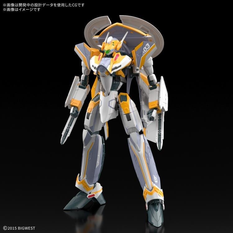 Macross Delta HG VF-31E Siegfried (Chuck Mustang Custom) 1/100 Scale Model Kit Gallery Image 3
