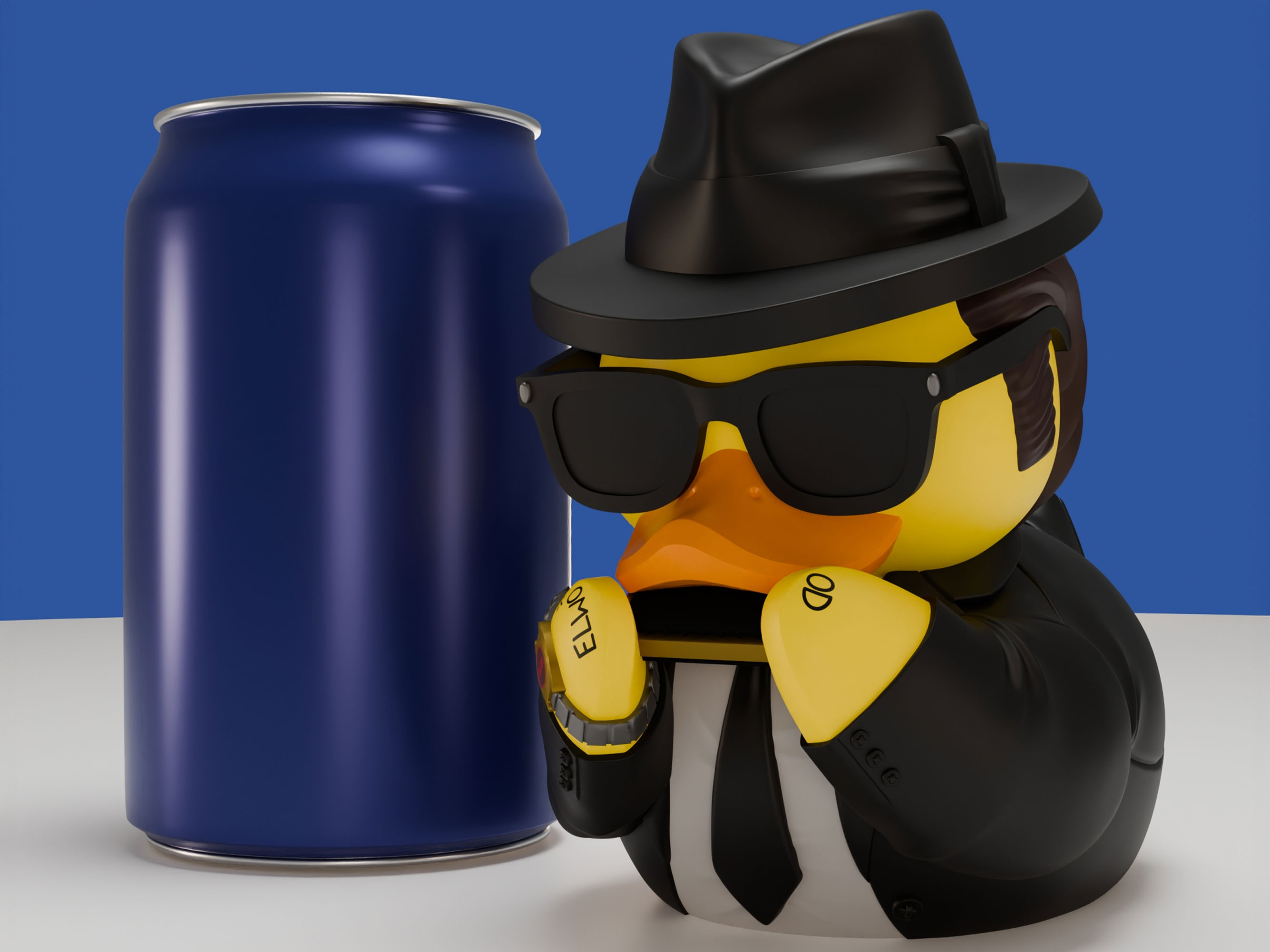 The Blues Brothers TUBBZ Elwood Blues Cosplaying Duck (Collector's Edition) Gallery Image 7