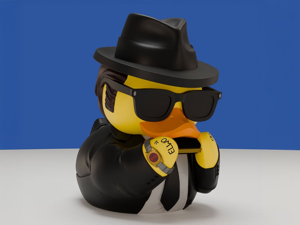 The Blues Brothers TUBBZ Elwood Blues Cosplaying Duck (Collector's Edition) Gallery Image 1