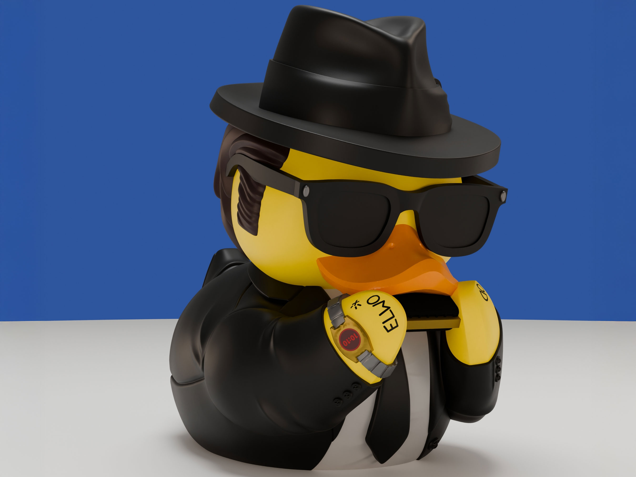 The Blues Brothers TUBBZ Elwood Blues Cosplaying Duck (Collector's Edition) Gallery Image 4