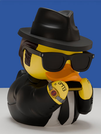 The Blues Brothers TUBBZ Elwood Blues Cosplaying Duck (Collector's Edition) Gallery Image 2