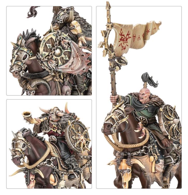 Warhammer: The Old World Warriors of Chaos Chaos Marauders Army Reinforcement Citadel Miniatures Set Gallery Image 7