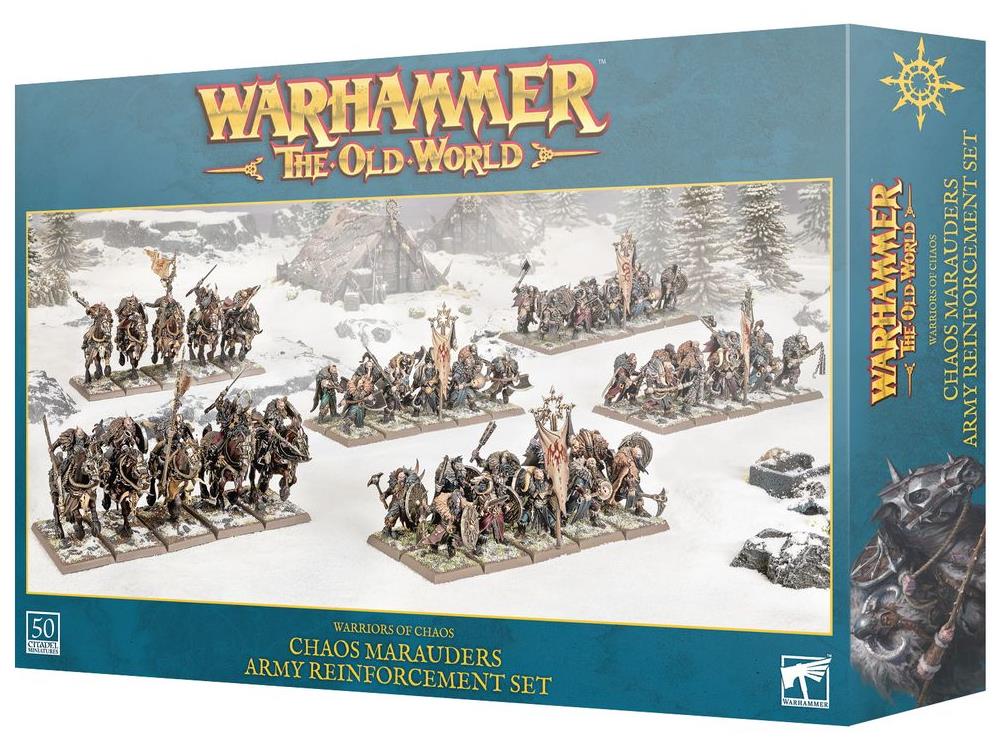 Warhammer: The Old World Warriors of Chaos Chaos Marauders Army Reinforcement Citadel Miniatures Set Gallery Image 1