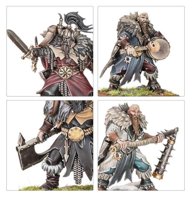 Warhammer: The Old World Warriors of Chaos Chaos Marauders Army Reinforcement Citadel Miniatures Set Gallery Image 4