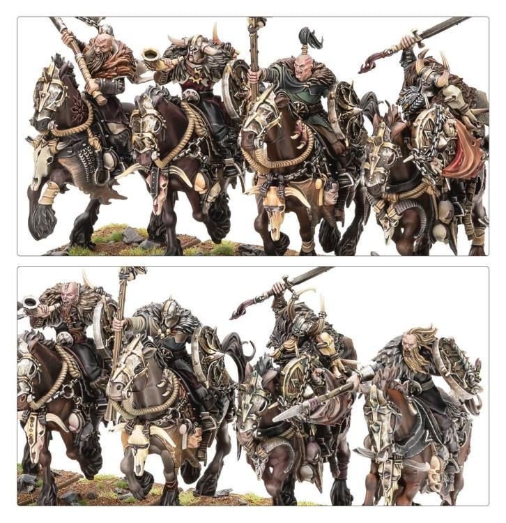 Warhammer: The Old World Warriors of Chaos Chaos Marauders Army Reinforcement Citadel Miniatures Set Gallery Image 8