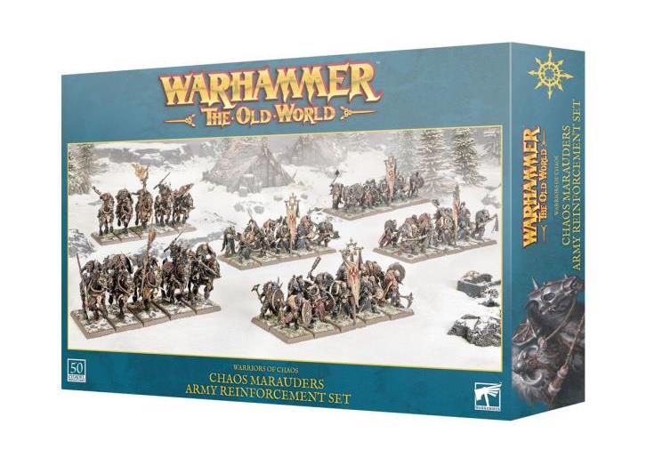 Warhammer: The Old World Warriors of Chaos Chaos Marauders Army Reinforcement Citadel Miniatures Set Gallery Image 12