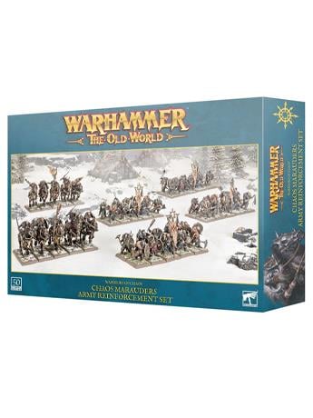 Warhammer: The Old World Warriors of Chaos Chaos Marauders Army Reinforcement Citadel Miniatures Set Gallery Image 2
