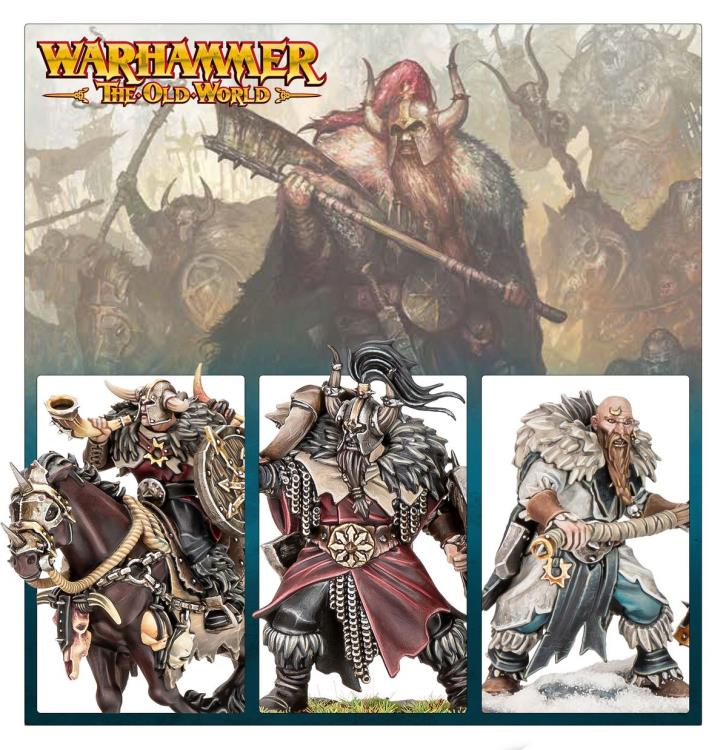 Warhammer: The Old World Warriors of Chaos Chaos Marauders Army Reinforcement Citadel Miniatures Set Gallery Image 9