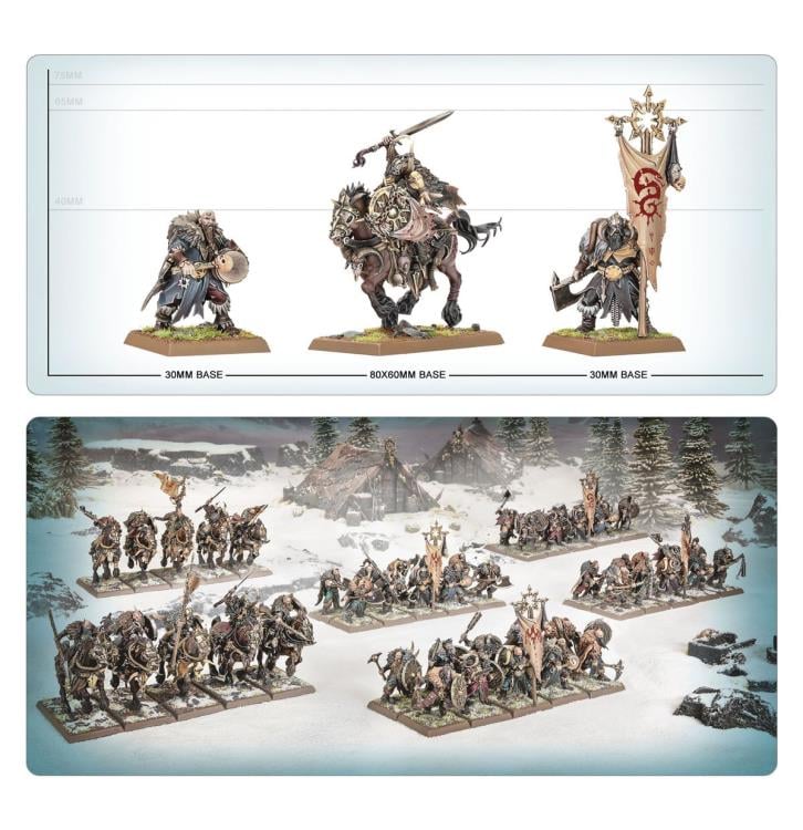 Warhammer: The Old World Warriors of Chaos Chaos Marauders Army Reinforcement Citadel Miniatures Set Gallery Image 10