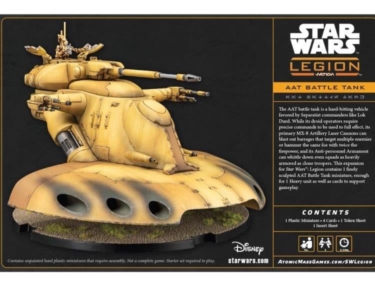 Star Wars: Legion AAT Battle Tank Heavy Unit Expansion Gallery Image 5