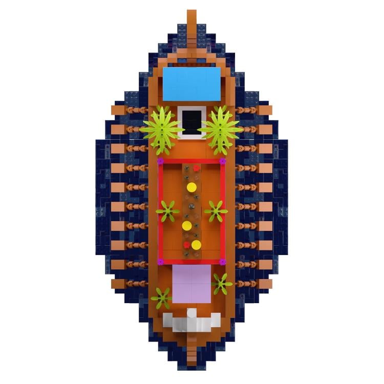 Anno 117: Pax Romana The Emperor's Quinquireme Miniature Brick Set Gallery Image 7