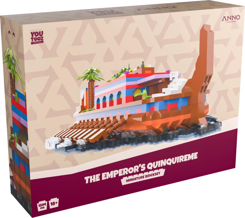 Anno 117: Pax Romana The Emperor's Quinquireme Miniature Brick Set Gallery Image 11
