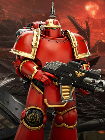 Warhammer: The Horus Heresy Blood Angels MKIII Tactical Legionary 1/18 Scale Action Figure Gallery Image 2