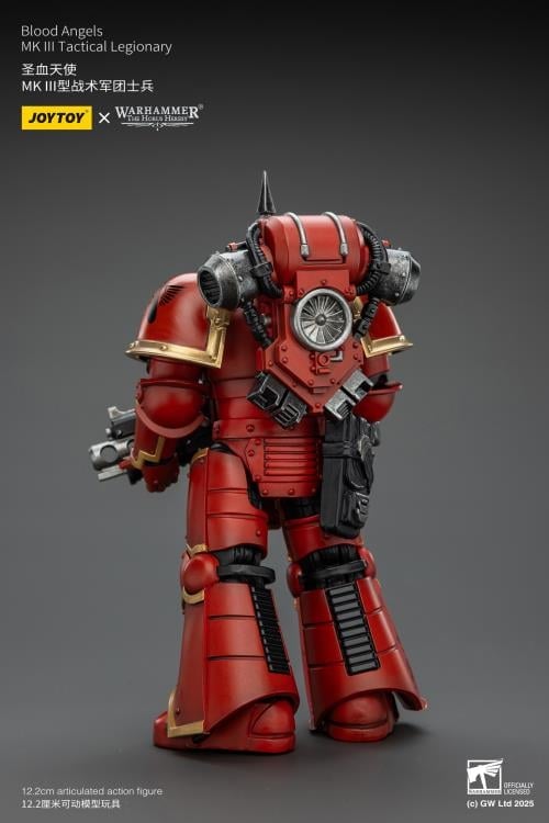 Warhammer: The Horus Heresy Blood Angels MKIII Tactical Legionary 1/18 Scale Action Figure Gallery Image 7