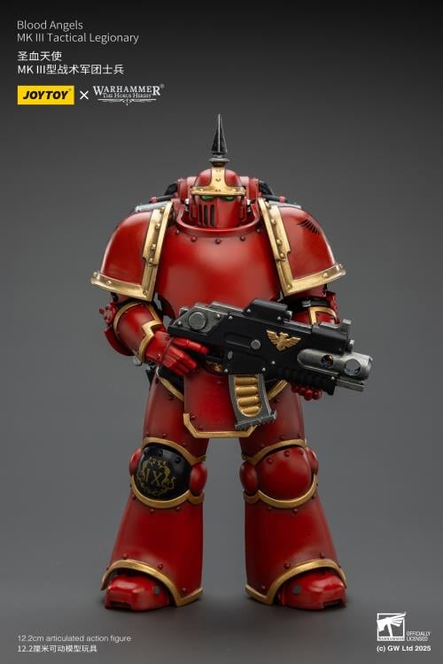 Warhammer: The Horus Heresy Blood Angels MKIII Tactical Legionary 1/18 Scale Action Figure Gallery Image 4