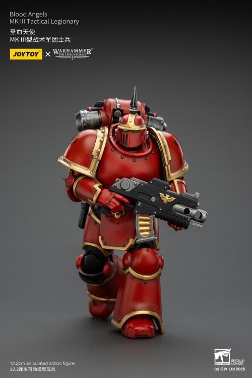 Warhammer: The Horus Heresy Blood Angels MKIII Tactical Legionary 1/18 Scale Action Figure Gallery Image 9