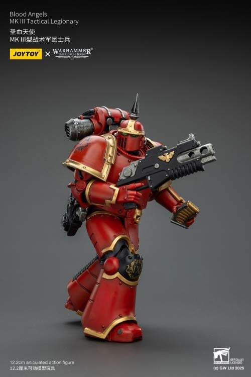 Warhammer: The Horus Heresy Blood Angels MKIII Tactical Legionary 1/18 Scale Action Figure Gallery Image 11