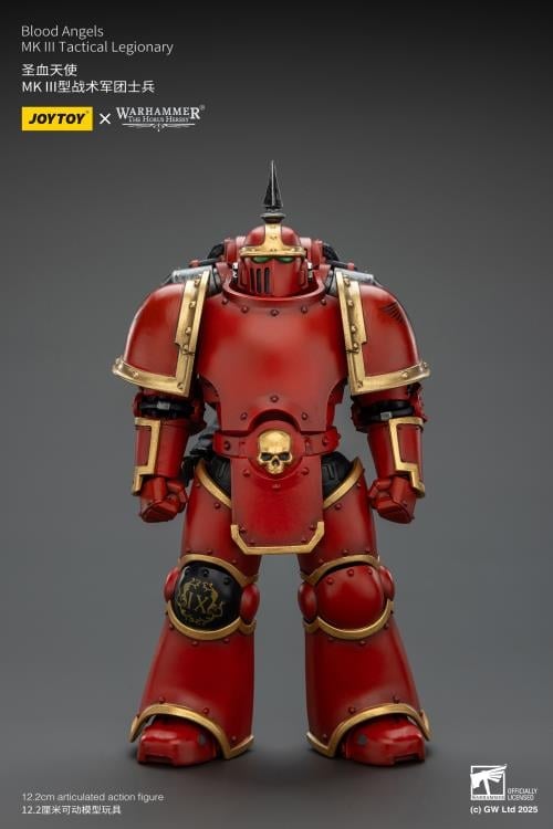 Warhammer: The Horus Heresy Blood Angels MKIII Tactical Legionary 1/18 Scale Action Figure Gallery Image 5