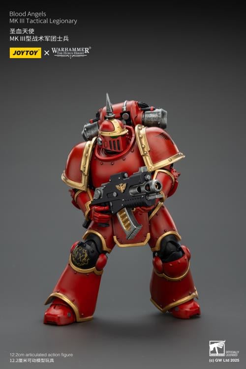 Warhammer: The Horus Heresy Blood Angels MKIII Tactical Legionary 1/18 Scale Action Figure Gallery Image 8
